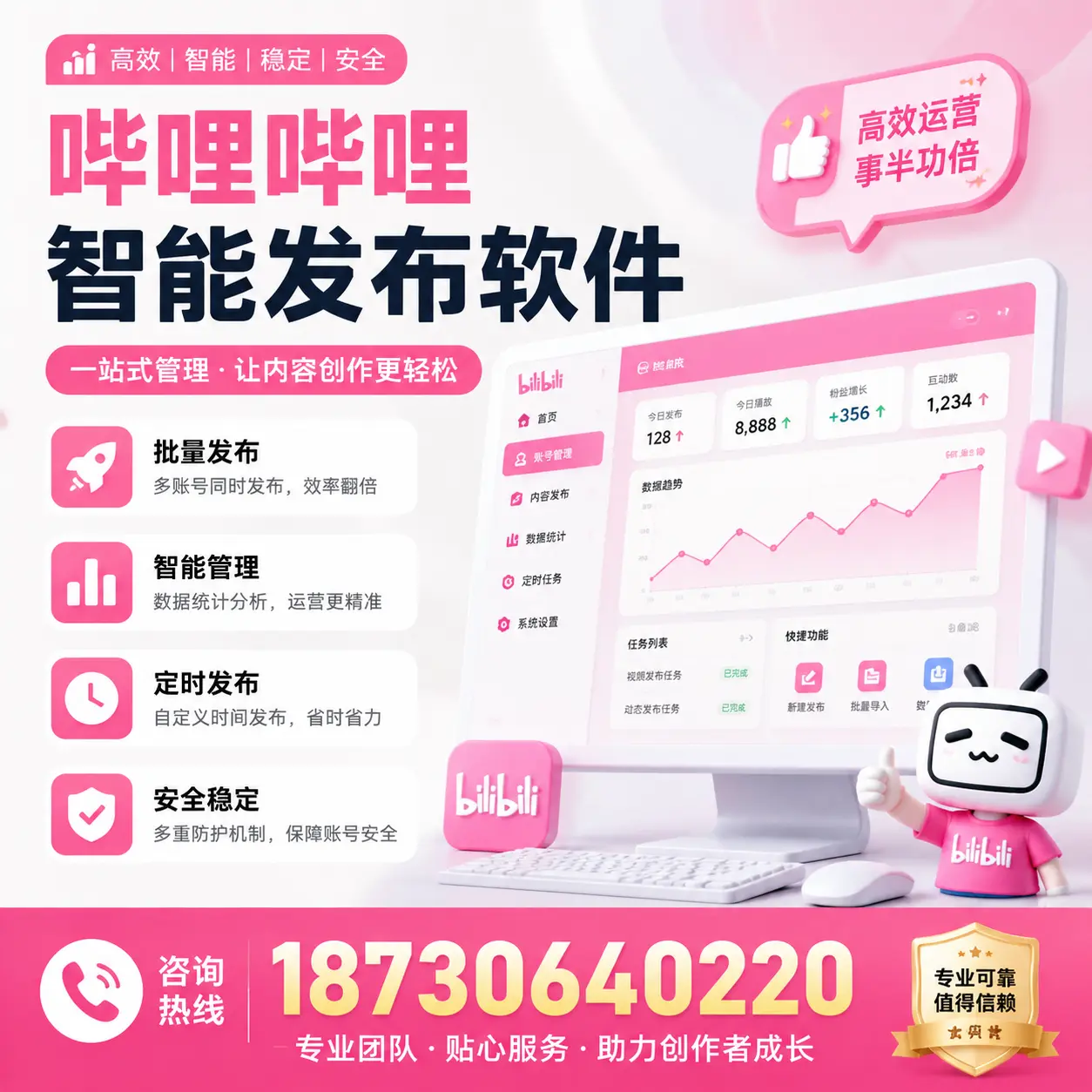 如何评估哔哩哔哩智能发布软件的ROI？济源 企业必读